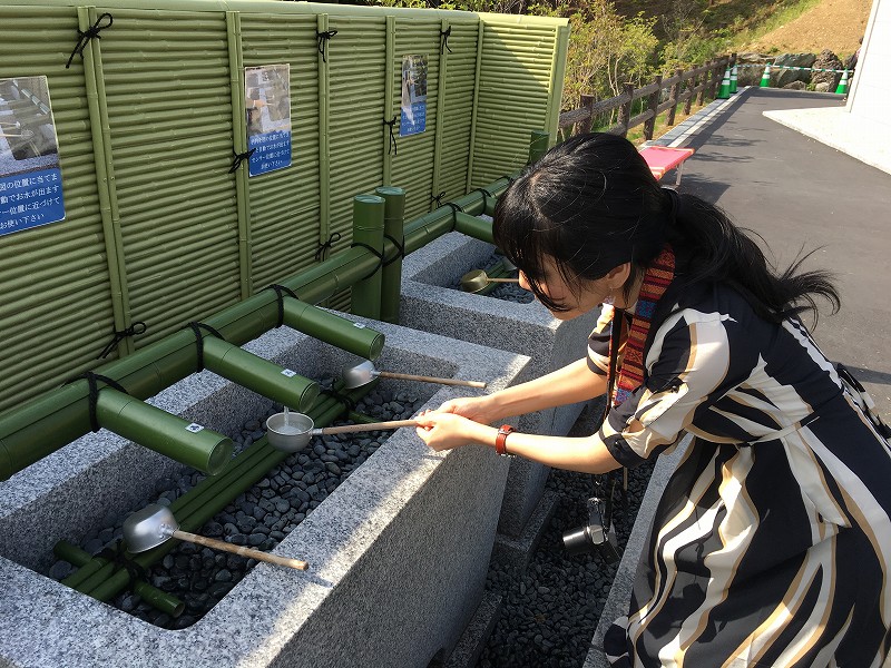 鹿野大仏 手水舎