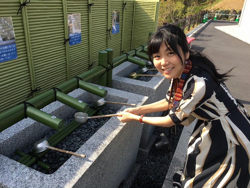 鹿野大仏 手水舎